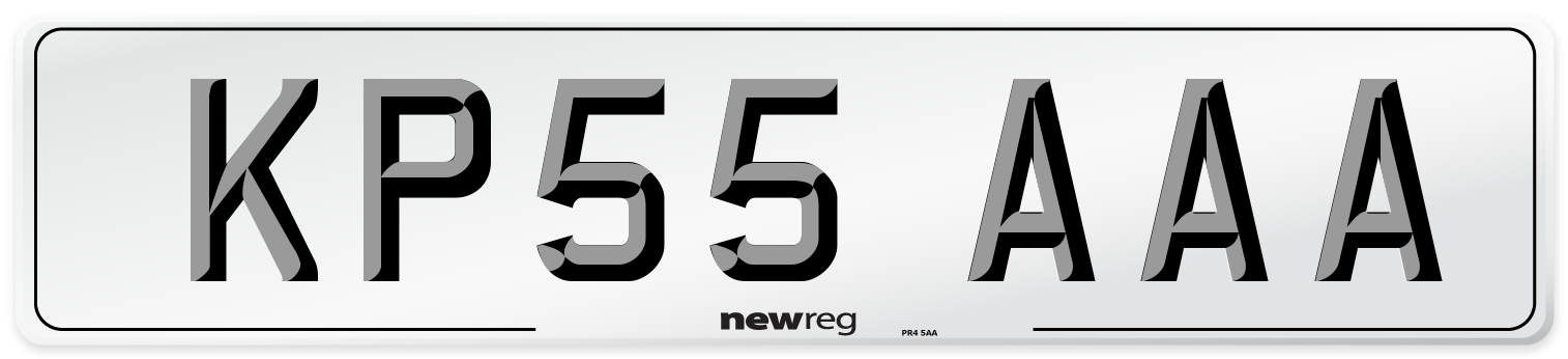 KP55 AAA Number Plate from New Reg